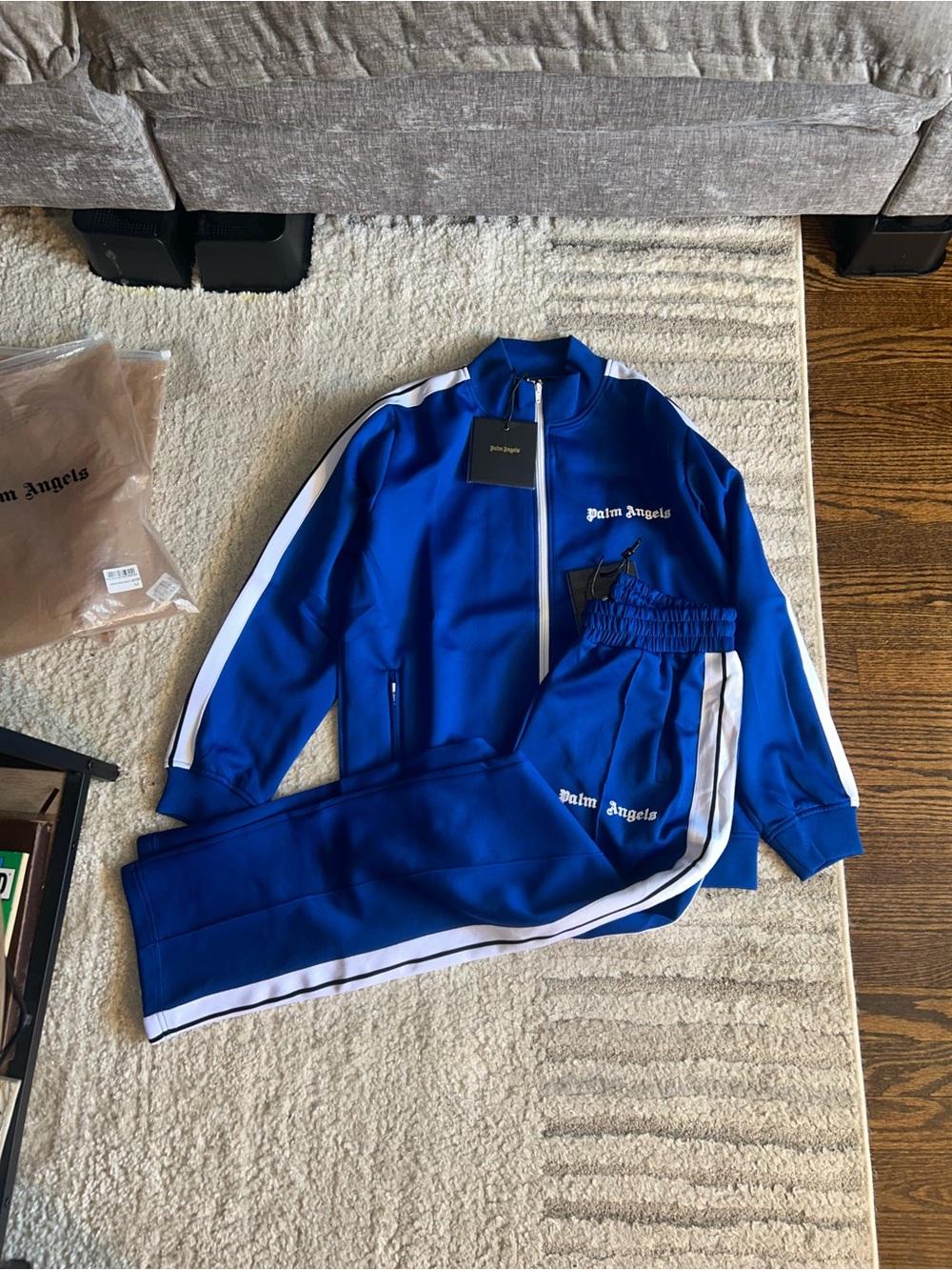 Palm Angels Blue Track suit